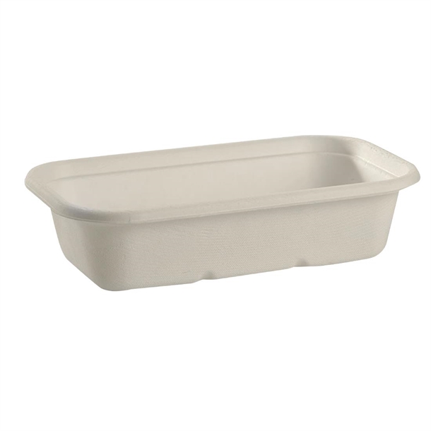 BioPak BioCane Takeaway Base White - 1000ml 230x130x55mm (Box 500)