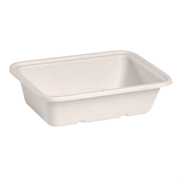 BioPak BioCane Takeaway Base White - 600ml 180x124x50mm (Box 500)