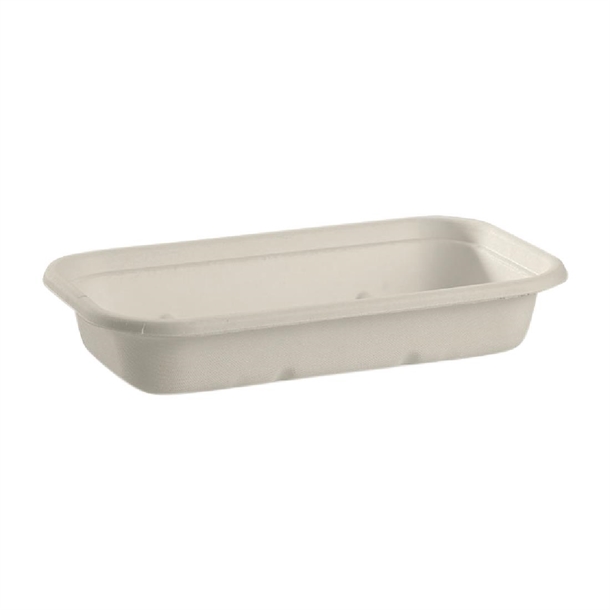 BioPak BioCane Takeaway Base White - 750ml 230x130x40mm (Box 500) (B2B)