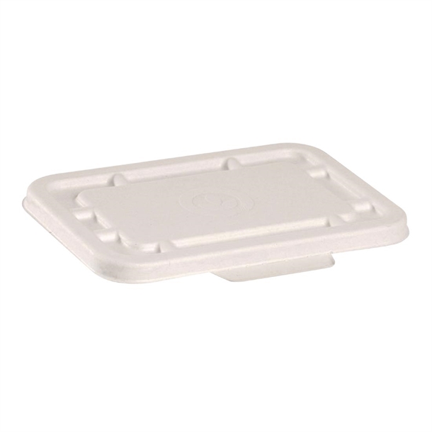 BioPak BioCane Takeaway Lid to suit 500 & 600ml White (Box 500)