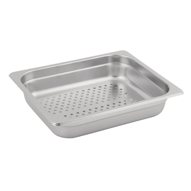 Trenton Stainless Steel 1/2 Anti Jam Gastronorm Tray Perforated - 100mm