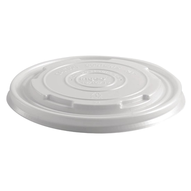 BioPak BioBowl PLA Lid for 430ml BioBowl (Box 500) (B2B)