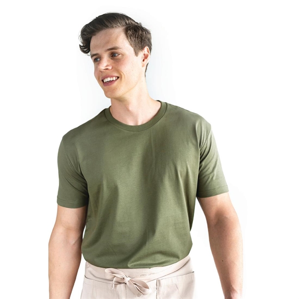 Miller Mens Cotton Crew Neck Regular Fit T-Shirt Army - Size XXL