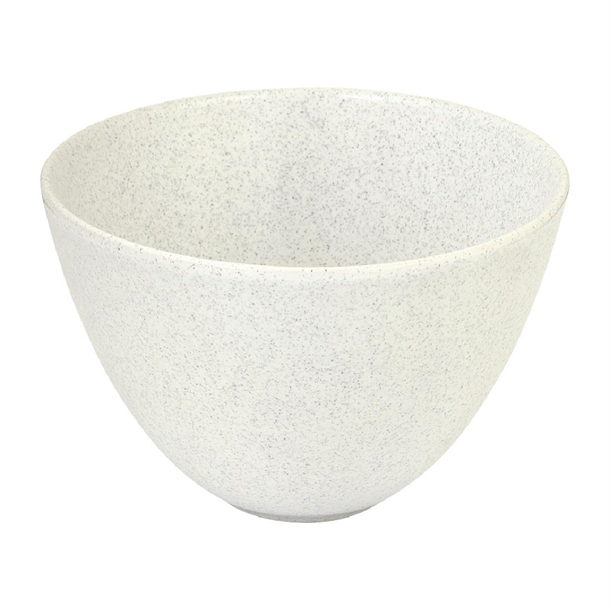 Zuma Deep Rice Bowl Matt White - 137mm (Box 3) (B2B)
