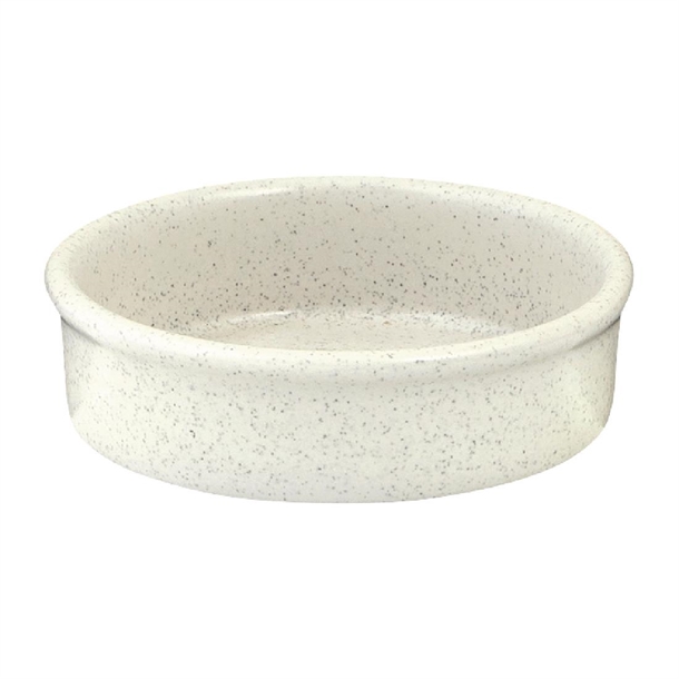 Zuma Tapas Dish Matt White - 25mm Hx85mm (Box 6)