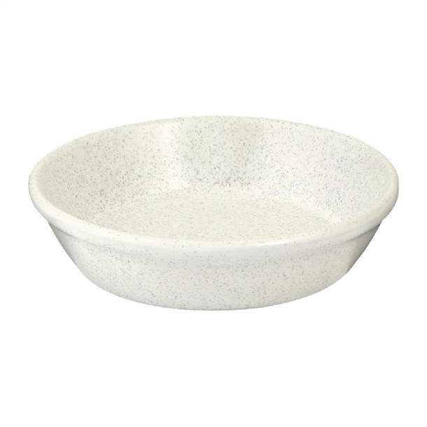 Zuma Tapas Dish Tapered Matt White - 115mm (Box 6) (B2B)