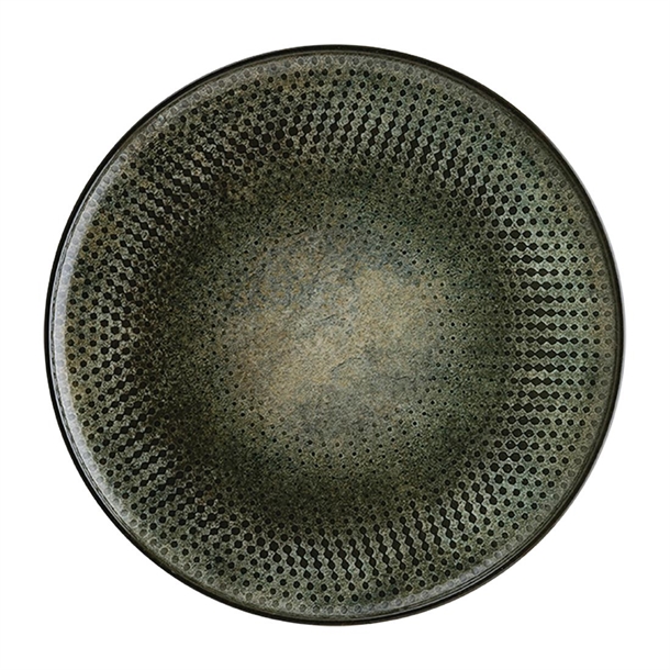 Bonna Lenta Olive Round Platter 320mm (Box 6) (B2B)