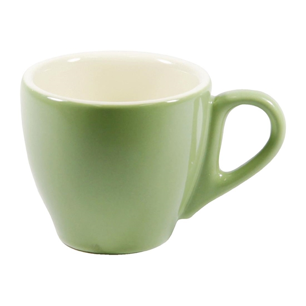 Brew Espresso Cup Sage/White 90ml (Box 6) (B2B)