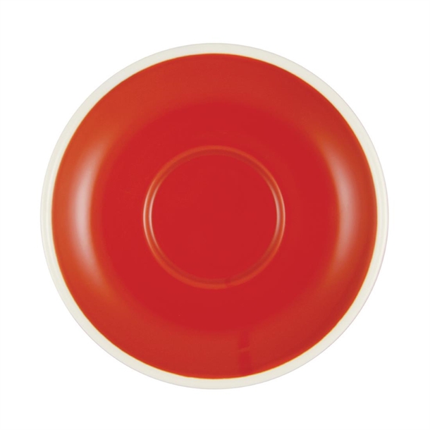 Brew Espresso Saucer Chilli/White (Box 6) (B2B)