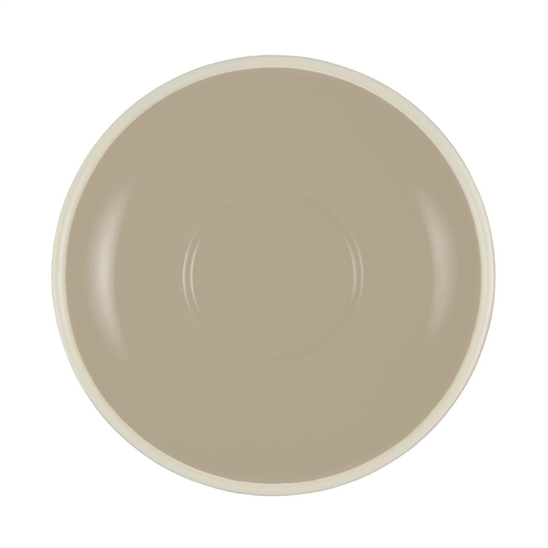 Brew Espresso Saucer Harvest/White (Box 6) (B2B)
