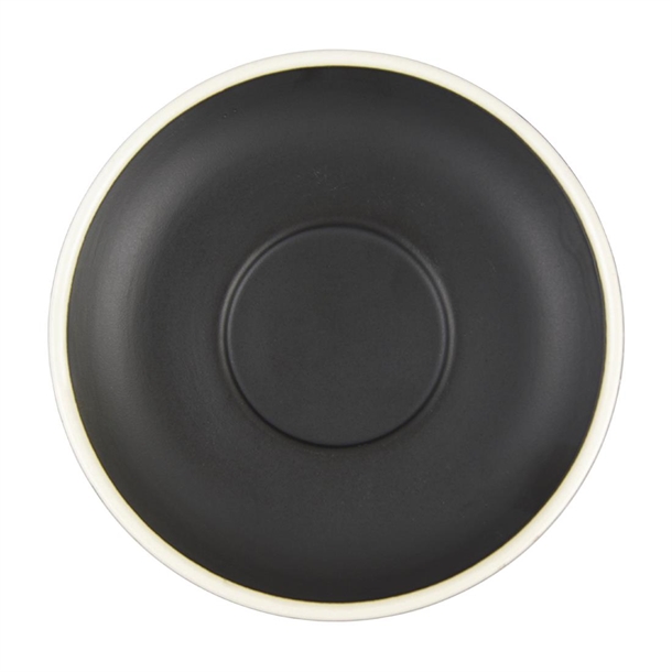 Brew Espresso Saucer Smoke/White Matt (Box 6) (B2B)