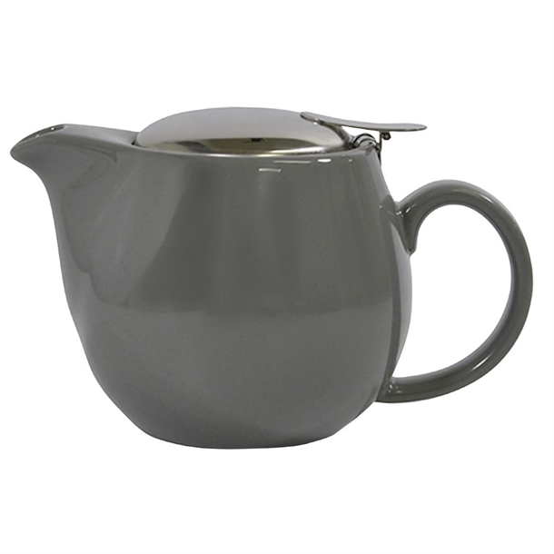 Brew Infusion Teapot S/S Lid & Infuser French Grey 350ml (Box 2) (B2B)
