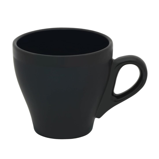 Brew Long Black Coffee Cups Smoke Matt/Gloss 180ml (6 Pack