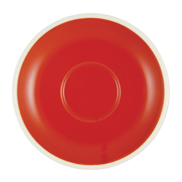 Brew Saucer Chilli Red/White To Suit Bw0030/35 (Box 6) (B2B)