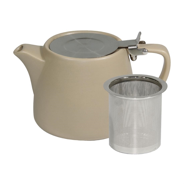 Brew Stackable Teapot S/S Lid & Infuser Harvest 500ml (Box 2) (B2B)