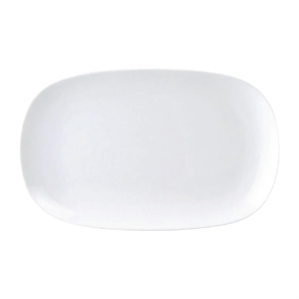 Royal Porcelain Chelsea Coupe Platter Rectangular 215mm (Box 24) (B2B)