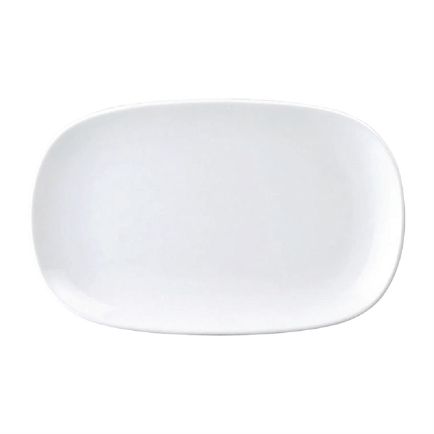 Royal Porcelain Chelsea Coupe Platter Rectangular 265mm (Box 12) (B2B)