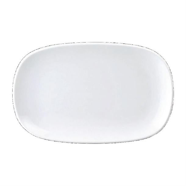 Royal Porcelain Chelsea Coupe Platter Rectangular 340mm (Box 12) (B2B)