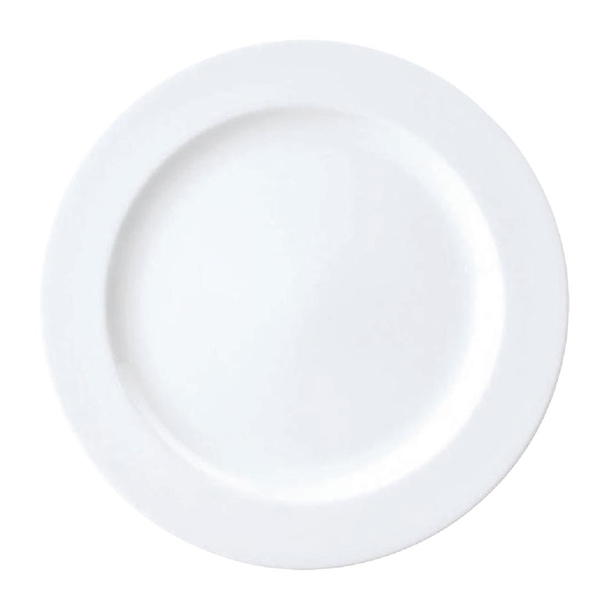 Royal Porcelain Chelsea Rim Shape Round Plate 160mm (Box 48) (B2B)