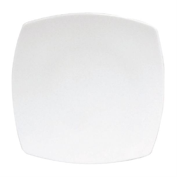 Royal Porcelain Chelsea Square Plate Flat - 190mm (Box 24) (B2B)