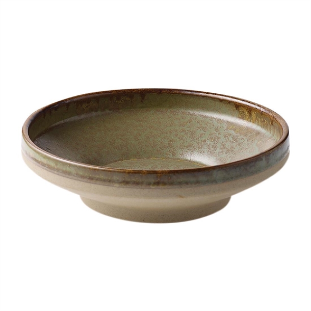 Tablekraft Soho Round Bowl Footed Burnt Sienna 153x35mm (Box 6) (B2B)