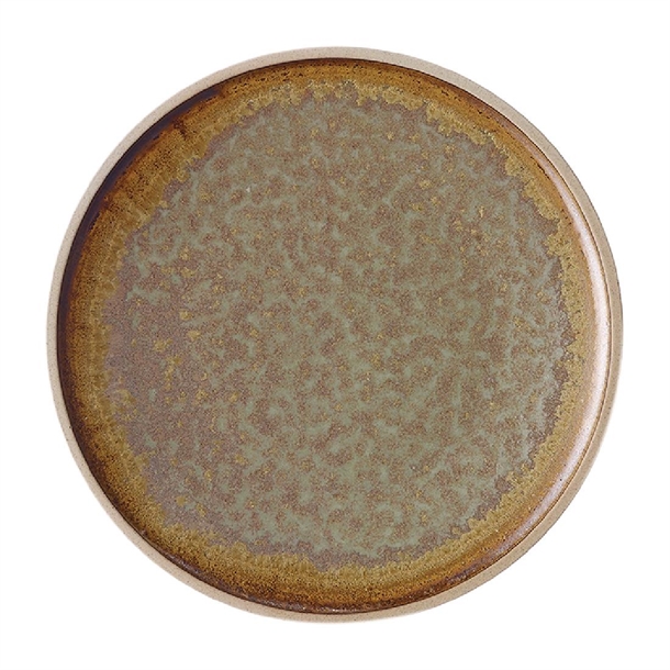 Tablekraft Soho Round Plate Burnt Sienna 255mm (Box 4) (B2B)