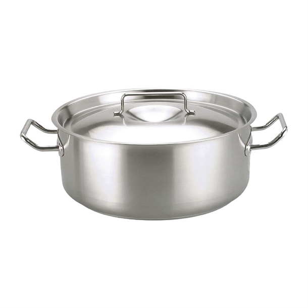 Chef Inox Elite Casserole Pot with Lid - 18Ltr (B2B)