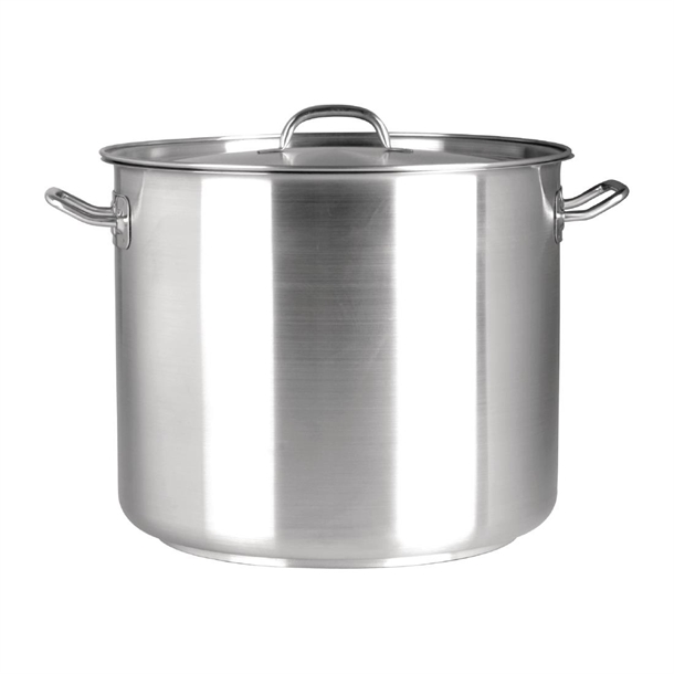 Chef Inox Elite Stockpot with Lid - 16.50Ltr(B2B)