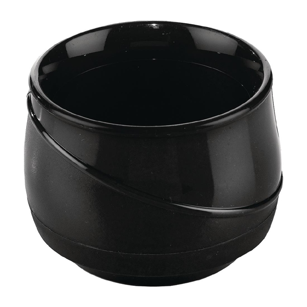 Aladdin Temp-Rite 5oz 150ml Allure Round Insulated Bowl Black (Box 48) (Direct)