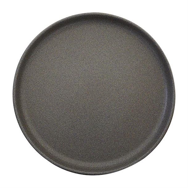 Eclipse Uno Round Plate Dark Grey - 220mm (Box 6)