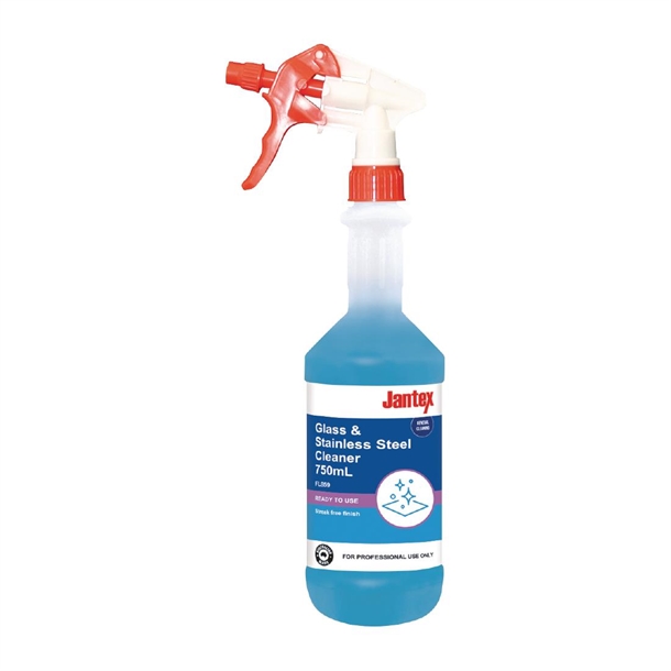 Jantex Glass & Stainless Steel Cleaner RTU - 750ml