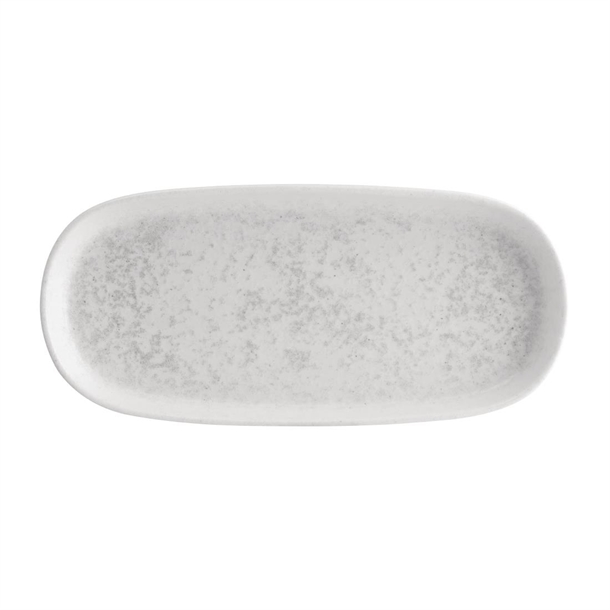 Bonna Lunar Oval Dish White - 210x100x20mm (Box 12)