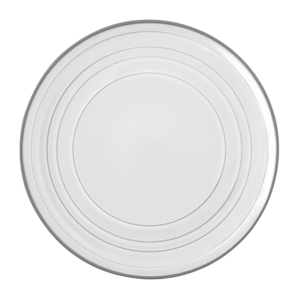 Tablekraft Linea Round Coupe Plate White - 170mm (Box 6) (B2B)