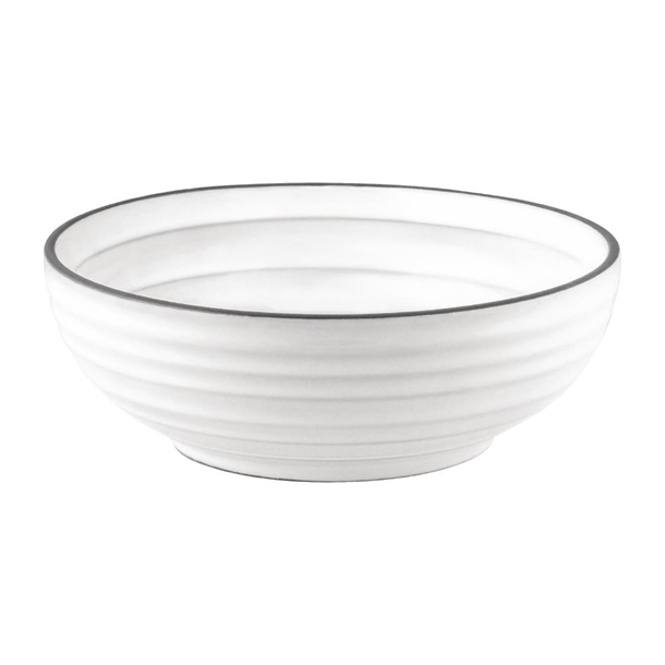 Tablekraft Linea Round Deep Bowl White - 160x55mm (Box 6) (B2B)