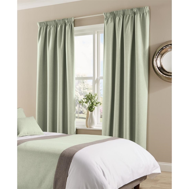 Comfort TUNDRA Curtain 3" Tape WILLOW - 270x229cm