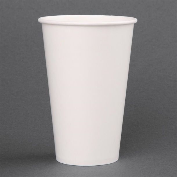 Fiesta Recyclable Cold Cup Single Wall White 80mm 225ml (Pack 1000)