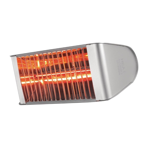 Shadow Fatboy Mega Heat Remote Patio Heater Silver - 2.4kW