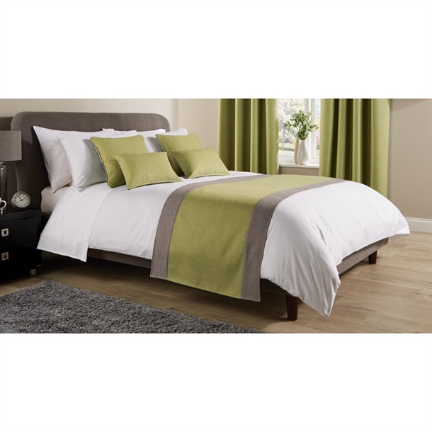 Comfort TUNDRA Runner PISTACHIO - 63x165cm - SMOKE EDGES