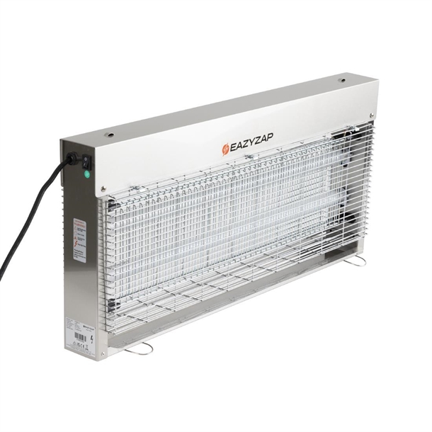 Eazyzap Energy Efficient Stainless Steel LED Fly Killer 150m²
