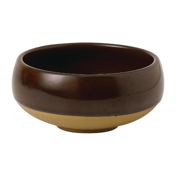 Churchill Emerge Cinnamon Brown Bowl 16oz (Box 12) (Direct)