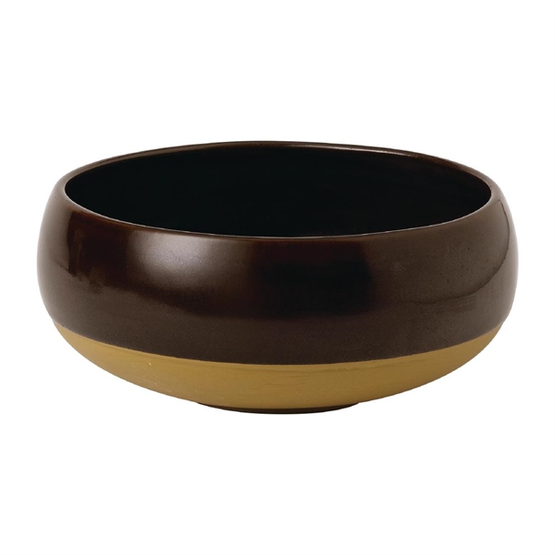Churchill Emerge Cinnamon Brown Bowl 40oz (Box 6) (Direct)