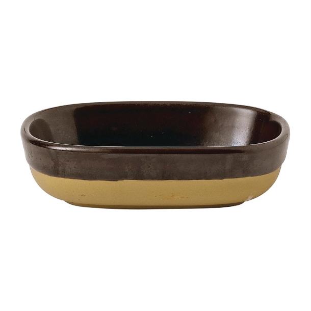 Churchill Emerge Cinnamon Brown Tray 120x90x33mm 4.72x3.54x1.30 (Box 6) (Direct)