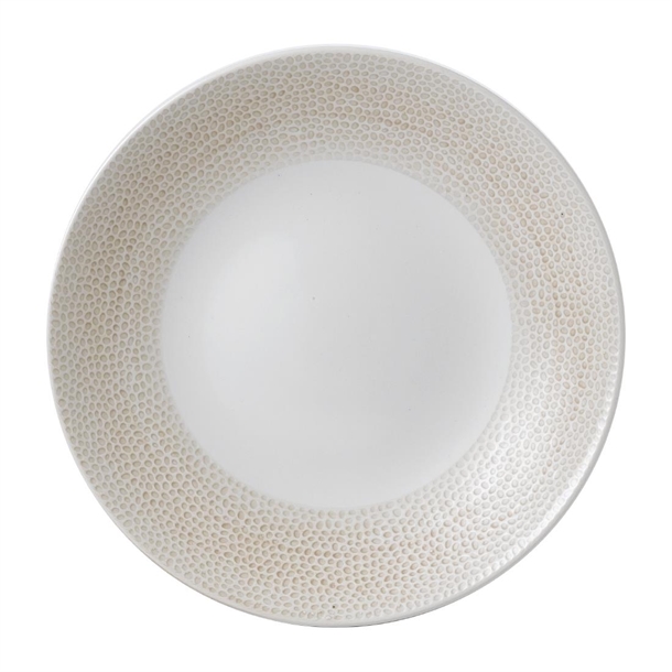 Churchill Isla Spinwash Sand Deep Coupe Plate 250mm 9 7/8" (Box 12) (Direct)