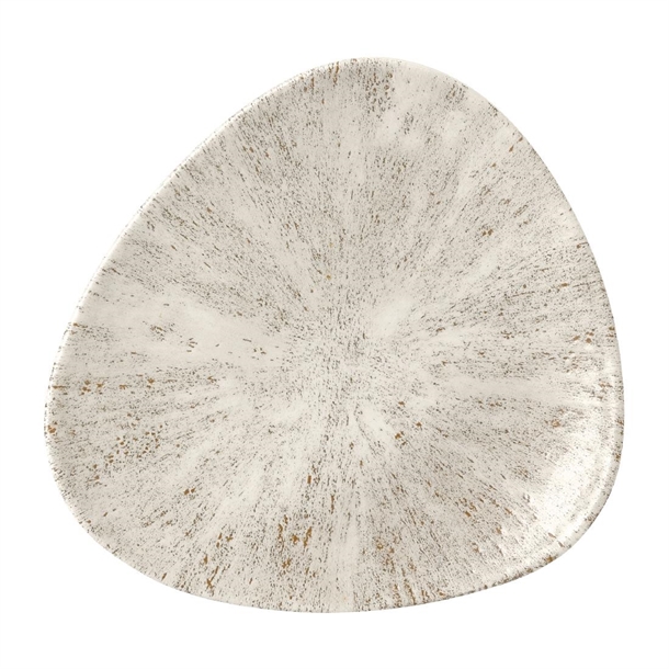 Churchill Stone Agate Grey Lotus Plate 177mm 7" (Box 12) (Direct)