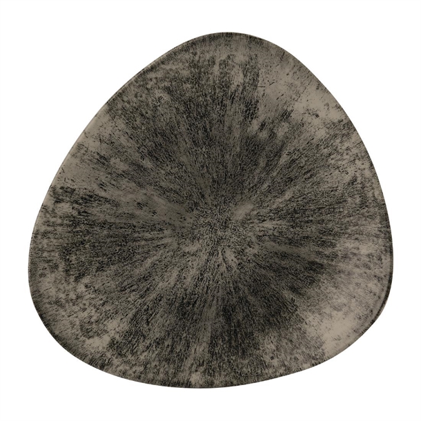 Churchill Stone Quartz Black Lotus Plate 254mm 10" (Box 12) (Direct)
