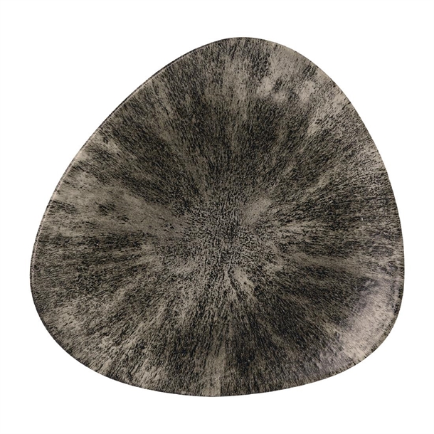 Churchill Stone Quartz Black Lotus Plate 177mm 7" (Box 12) (Direct)