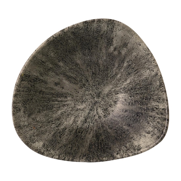 Churchill Stone Quartz Black Lotus Bowl 228mm 9" (Box 12) (Direct)