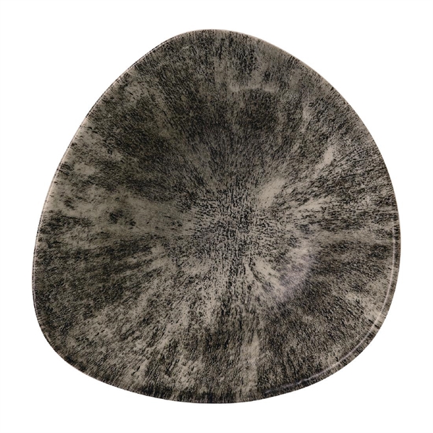 Churchill Stone Quartz Black Lotus Bowl 177mm 7" (Box 12) (Direct)