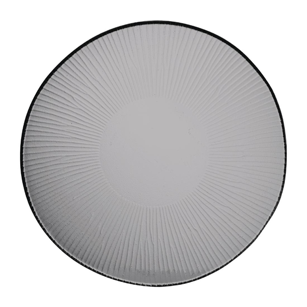 Churchill Bamboo Organic Glass Round Plate 295mm (Box 6) (Direct)