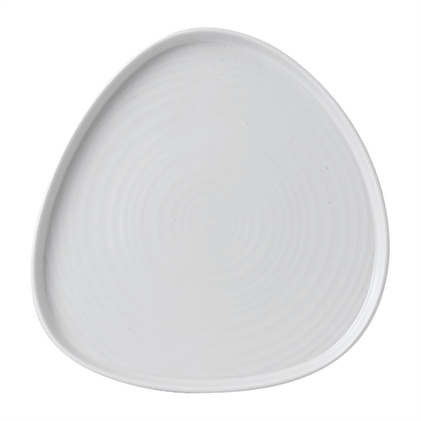 Churchill White Triangle Walled Chefs Plate - 260mm 10 1/4" (Box 6) (Direct)